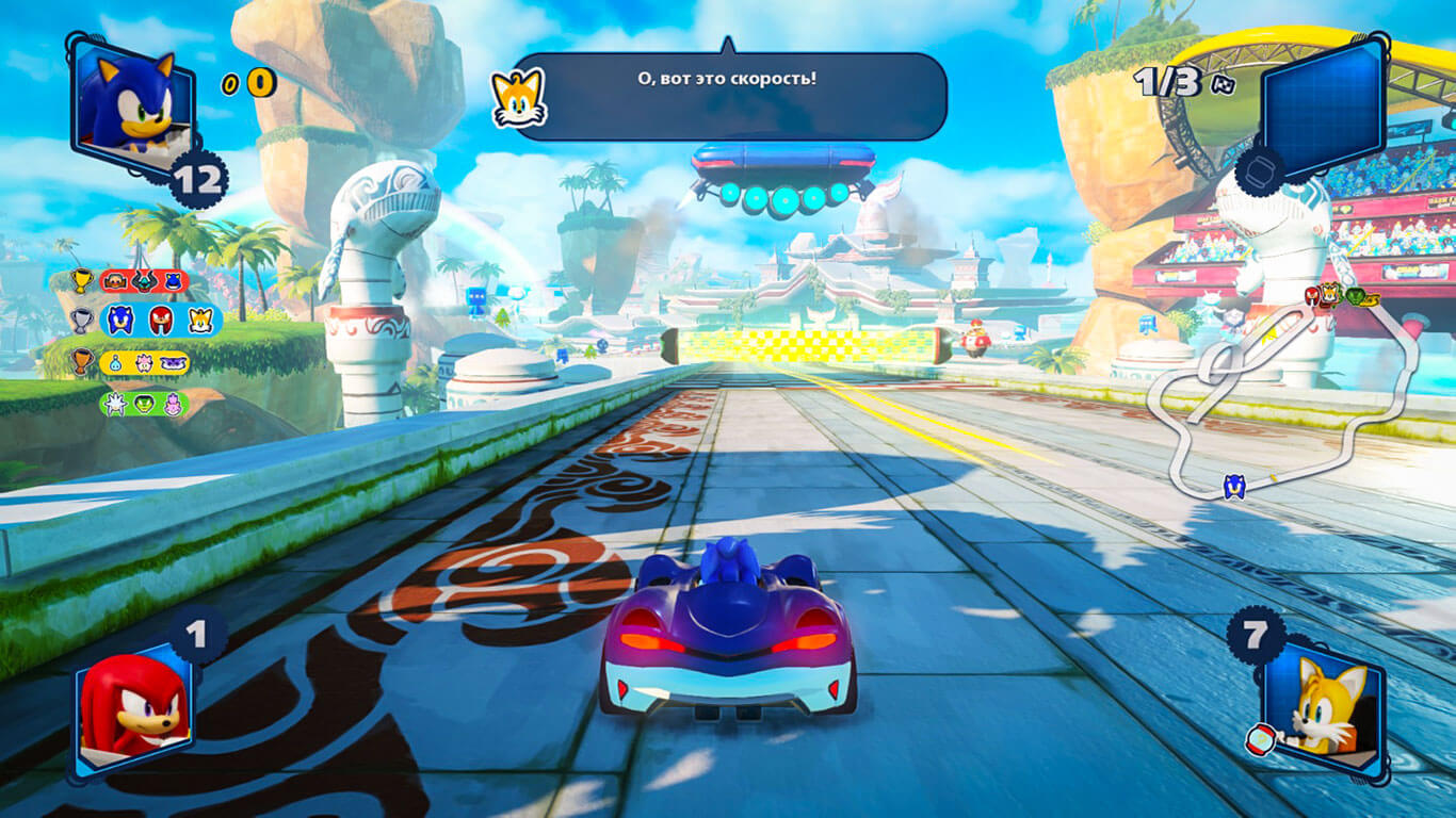Игра sonic team. Team Sonic Racing Соник. Team Sonic Racing (ps4). Соник гонки на PS 4. Игра для Switch Team Sonic Racing.